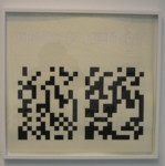 Tauba Auerbach
Binary Uppercase/Lowercase
ink, gouache, pencil on paper
23.5