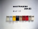 Rigo 23
Backtracking 199485
Zines
$3.00 each or set of 9 for $23.00
(plus shipping $3.00 = $26.00) 